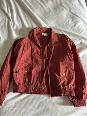 mine Rust Red Bomber Jacket